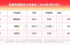 中国黄金今日价格多少一克,每克XX元，投资理财新选择
